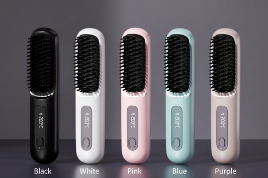 Golden Lily™ SilkComb — Cordless Straightening Brush