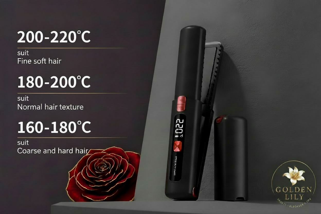 Golden Lily™ DivineSilk — Cordless Hair Straightener