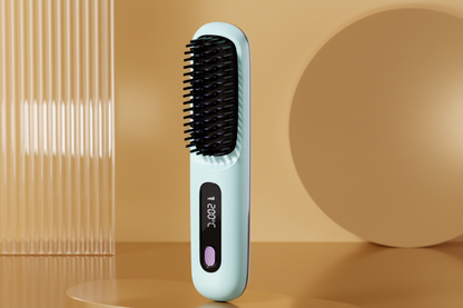 Golden Lily™ SilkComb — Cordless Straightening Brush