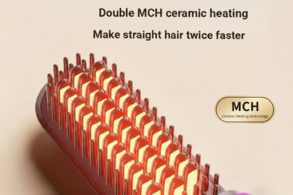 Golden Lily™ SilkComb — Cordless Straightening Brush