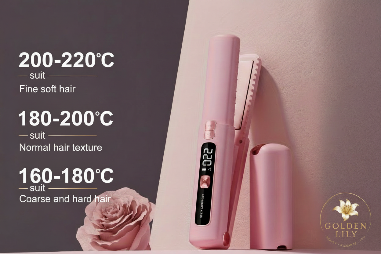 Golden Lily™ DivineSilk — Cordless Hair Straightener